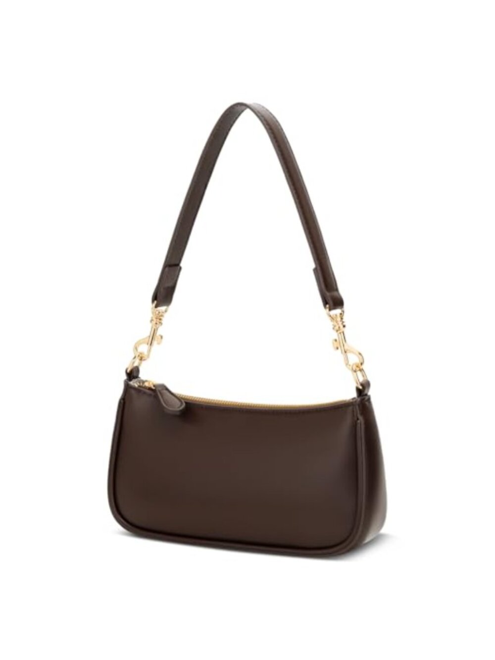Small Shoulder Bag Vegan Leather Mini Purse Removable Strap Crossbody